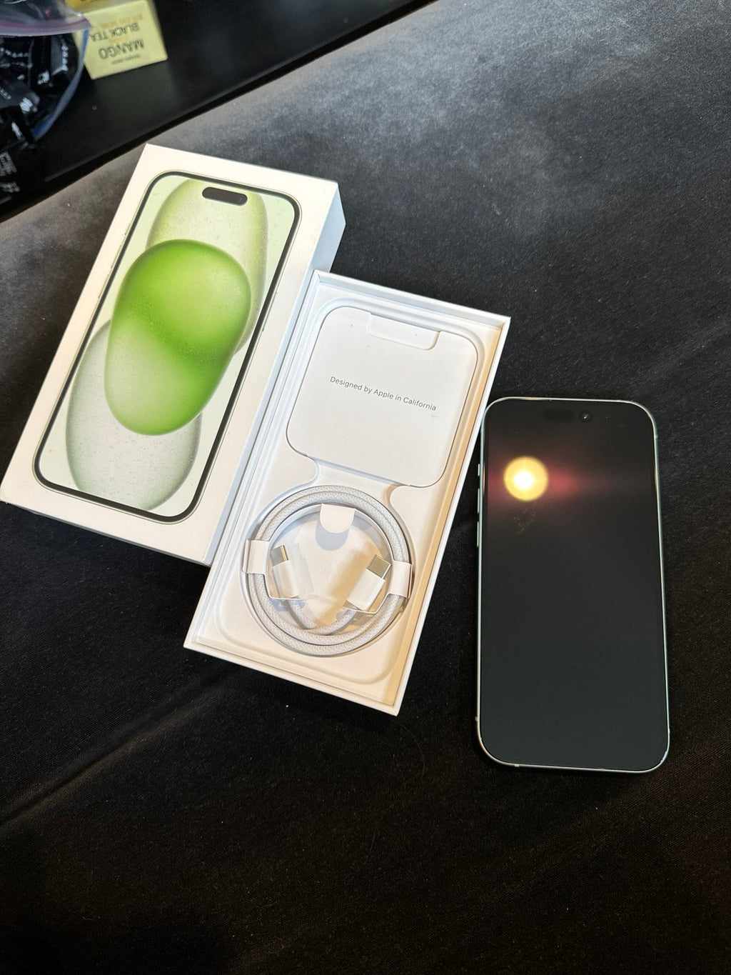 Unlocked Apple iPhone 15 Green 256G Opened Box 9S91