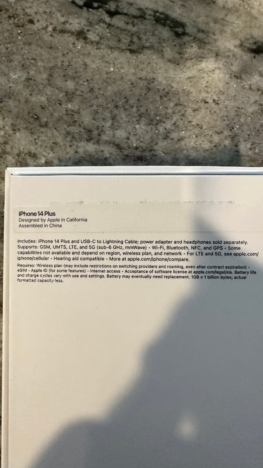 Apple iPhone 14 Plus 128 GB 2V37