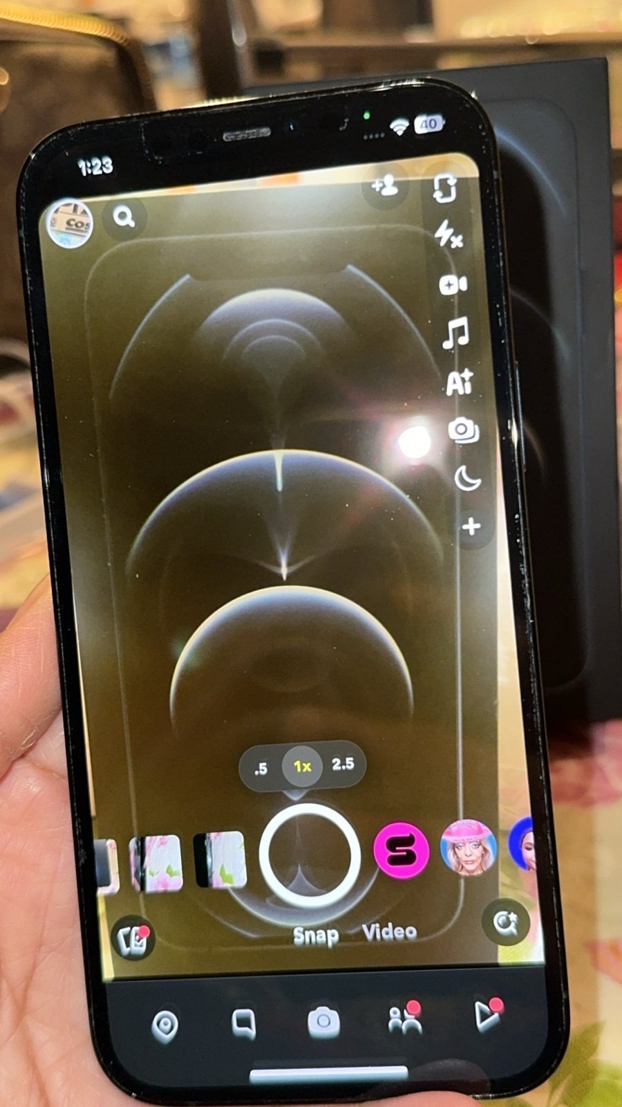 Apple iPhone 12 Pro Max 128 GB in Pacific Blue for Unlocked (read description 6Y39