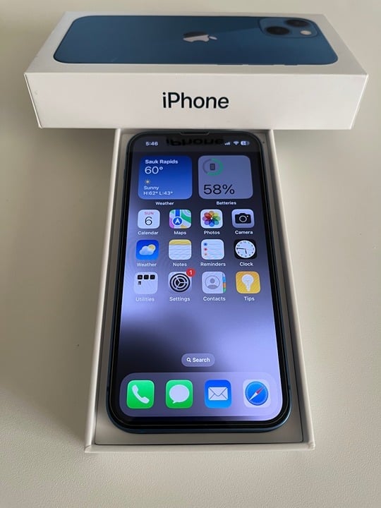 Apple iPhone 13 Mini 128 GB in Blue for Unlocked 6C63