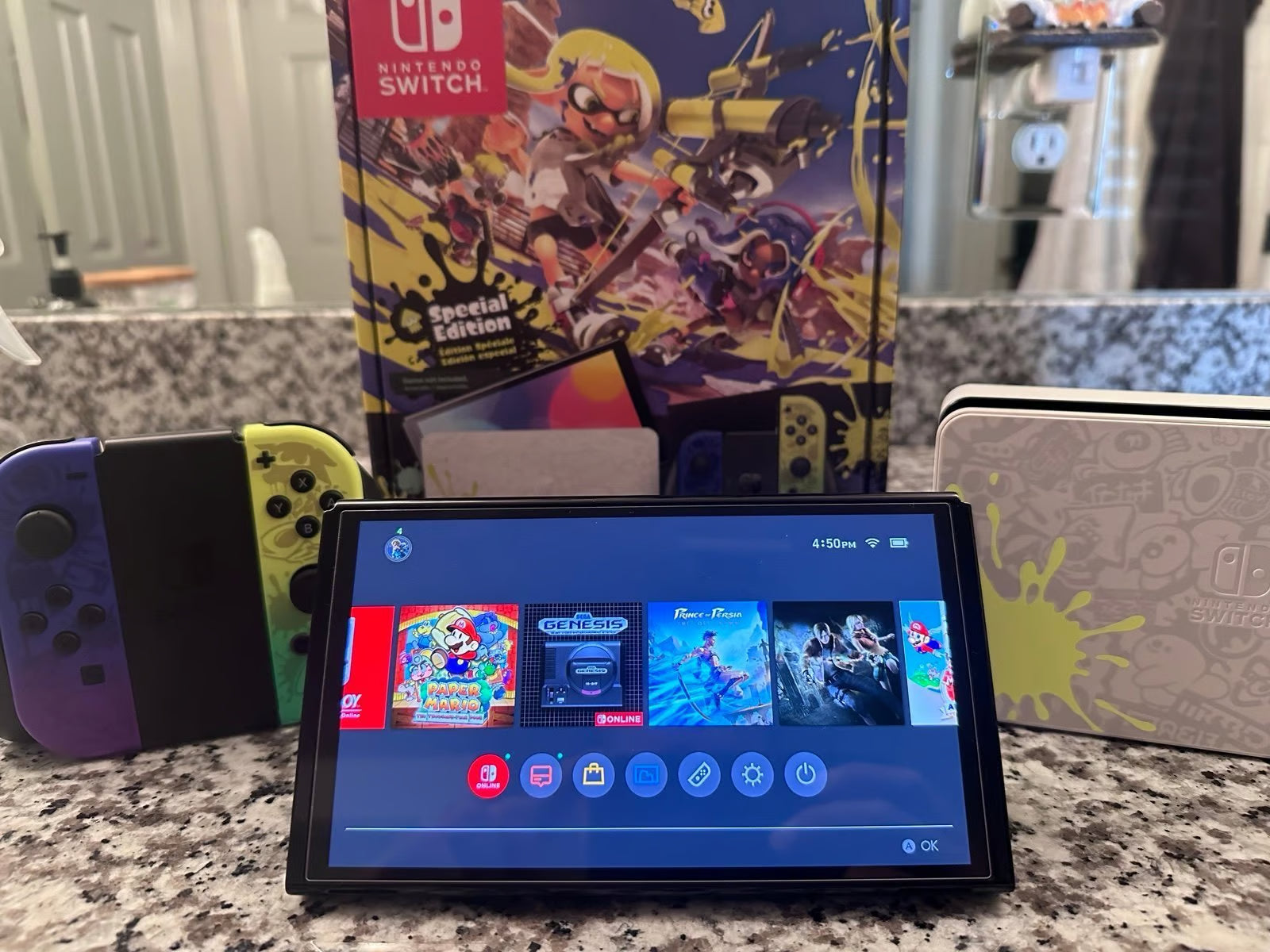Nintendo switch oled splatoon 1A21