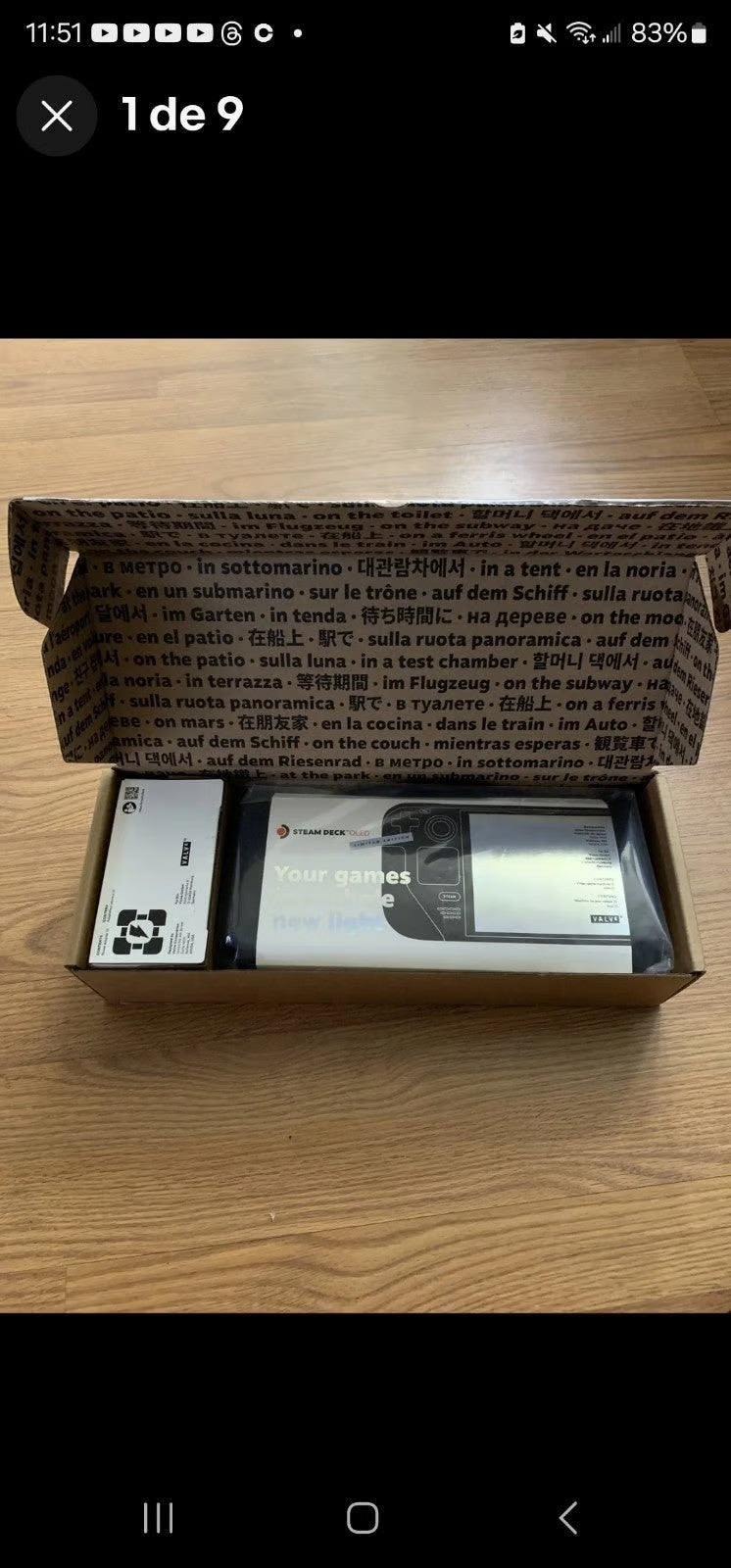 Valve Steam Deck OLED 1TB -  Limited Edition Red / Black SEALED 8Y59