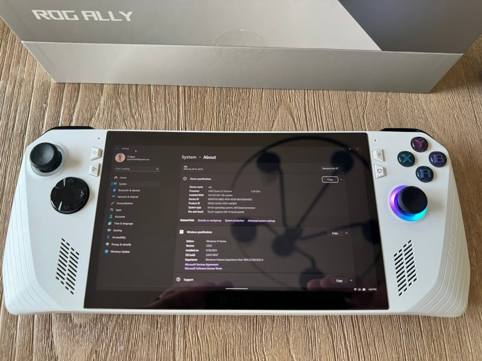 ASUS ROG Ally Z1 Extreme 500GB 9Q22