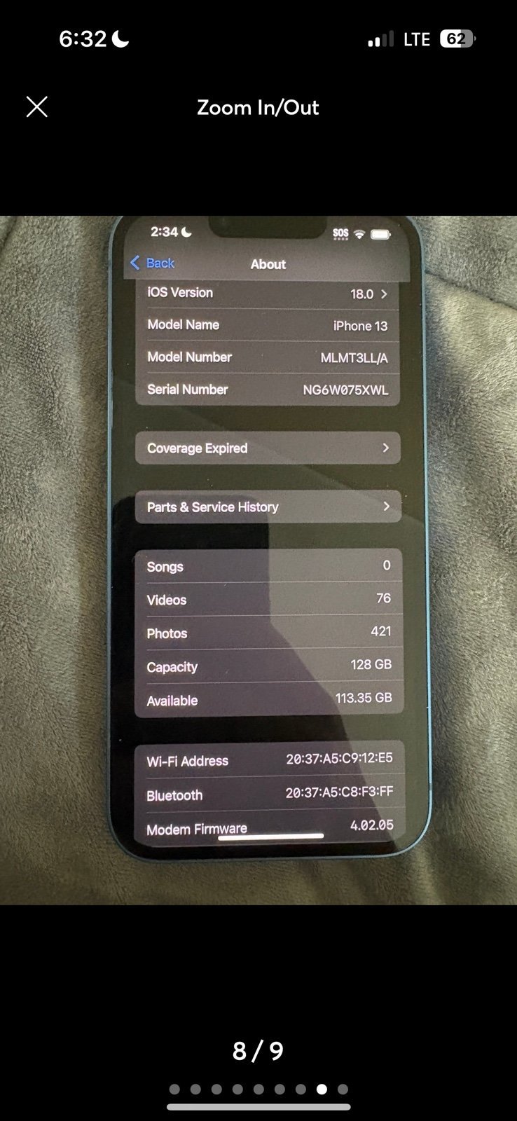 iPhone 13 128GB Unlocked 2Q77