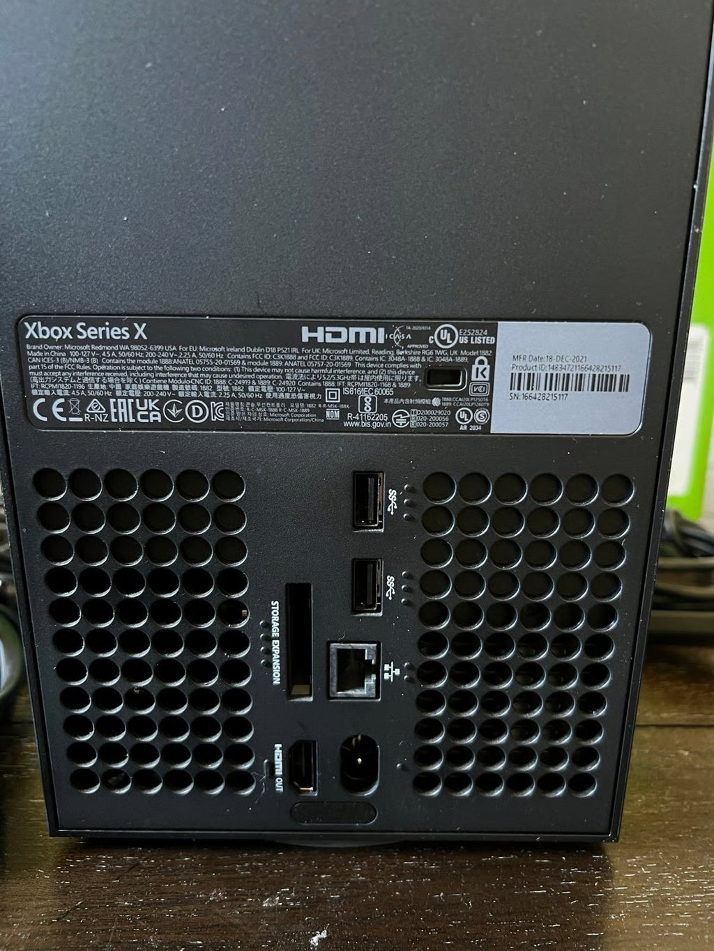 Xbox Series X 1TB Console 2Y31