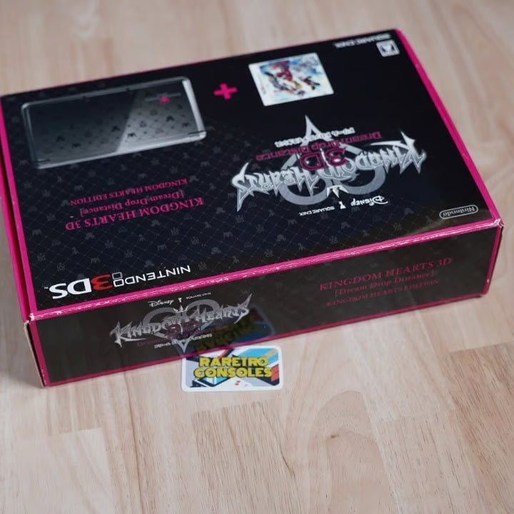 Nintendo 3DS Kingdom Hearts 3D Dream Drop Distance Console W/ Box, SD, 80+ Games