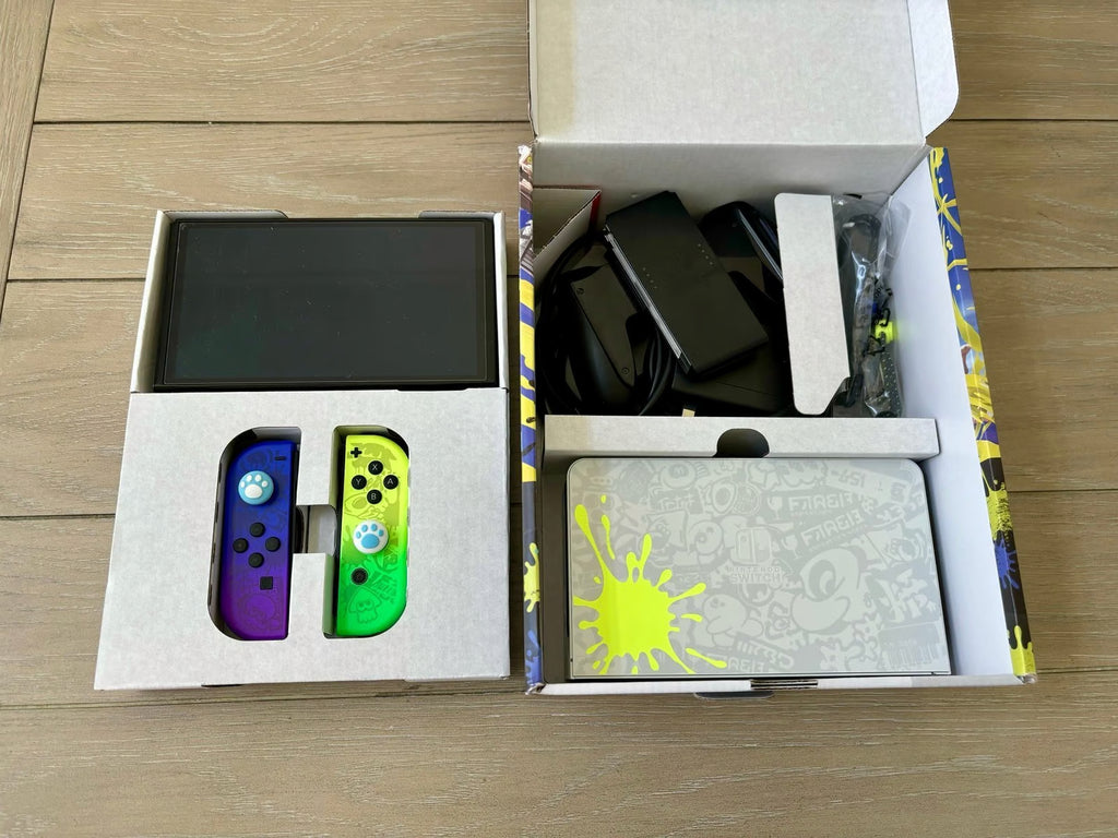 Nintendo Switch 鈥?OLED Model - Splatoon 3 Special Edition Console 5Q99