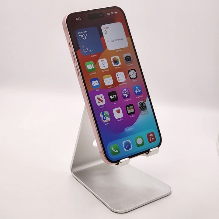 iPhone 15 Plus - 128GB - Unlocked - Pink - Mint Condition 7U89