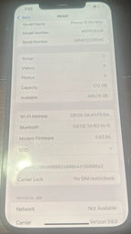 iPhone 12 Pro Max 512GB UNLOCKED 8Z83