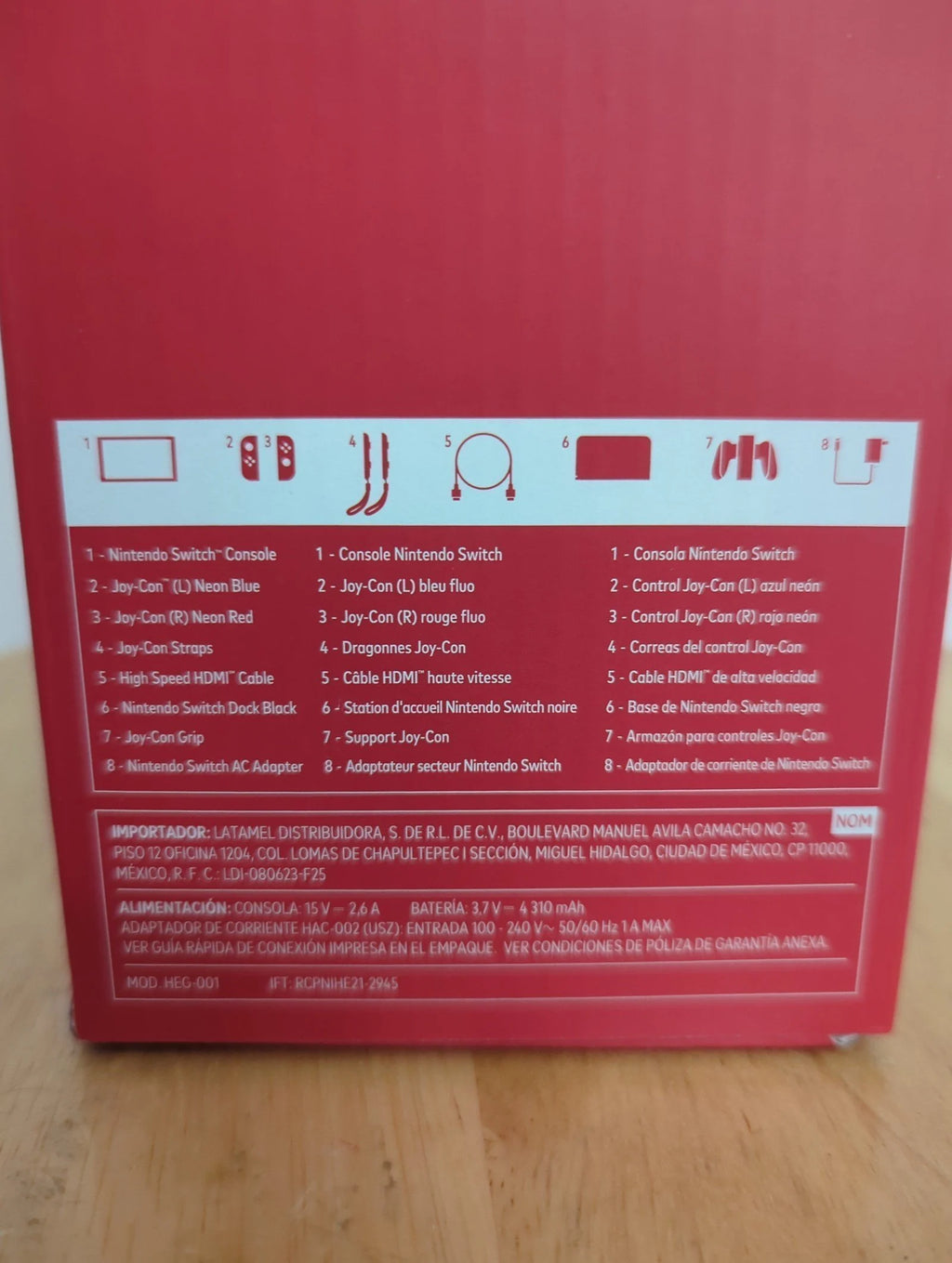 Nintendo Switch OLED (blue + red) 8L52