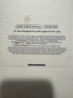 Apple MacBook Pro 2021 14"" Apple M1 Pro 6T36