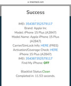 Apple iPhone 15 Plus 256GB Green Xfinity Only 2V75