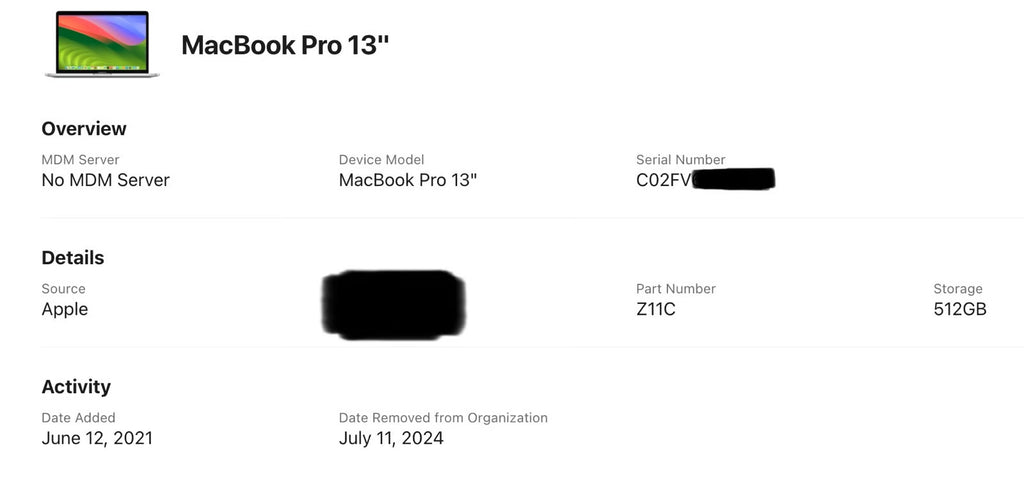 Apple MacBook Pro 13鈥?M1 (2020) 6U23