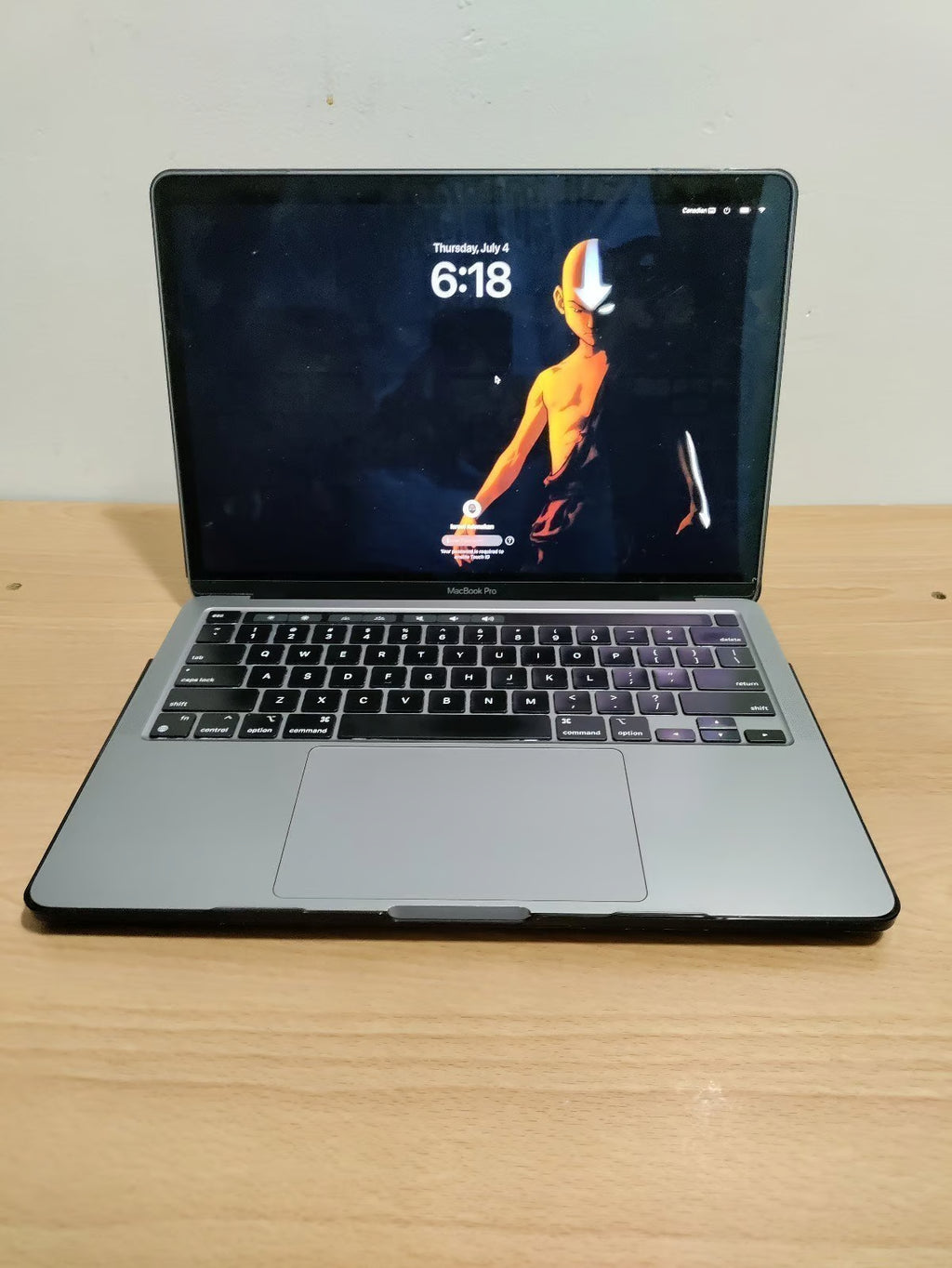 Grey MacBook Pro 2020 M1 With Touchbar 1L75