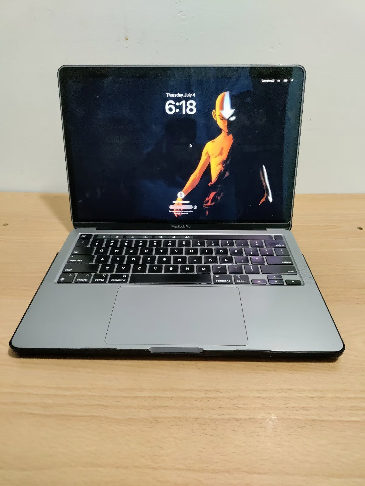 Grey MacBook Pro 2020 M1 With Touchbar 1L75