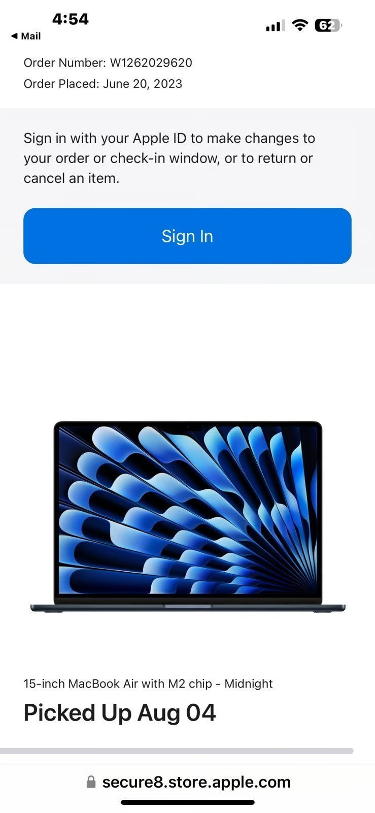 Almost 50% off Like New 15-inch MacBook Air with M2 chip - Midnight with two pro 9N99