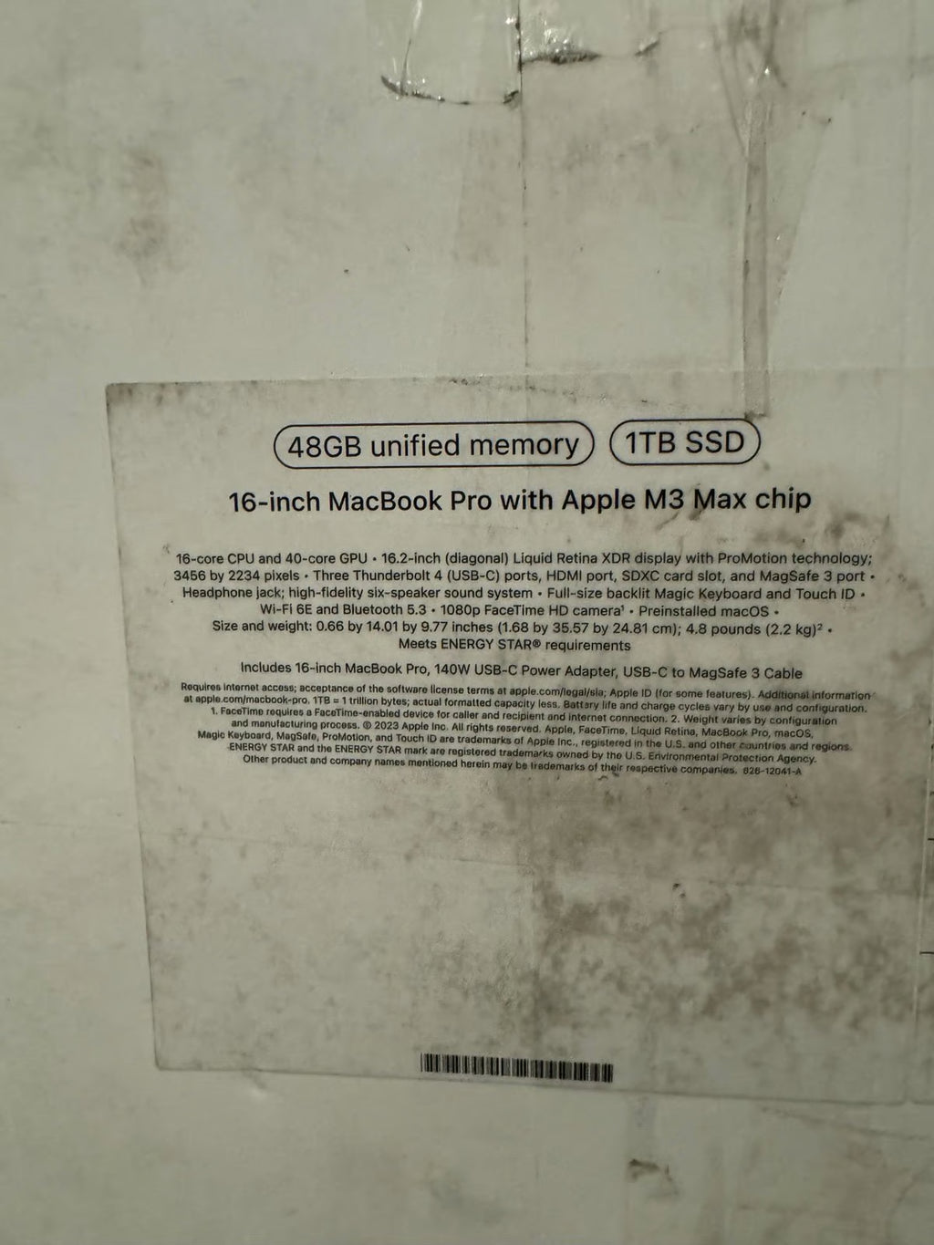 macbook pro 16 inch 1O97