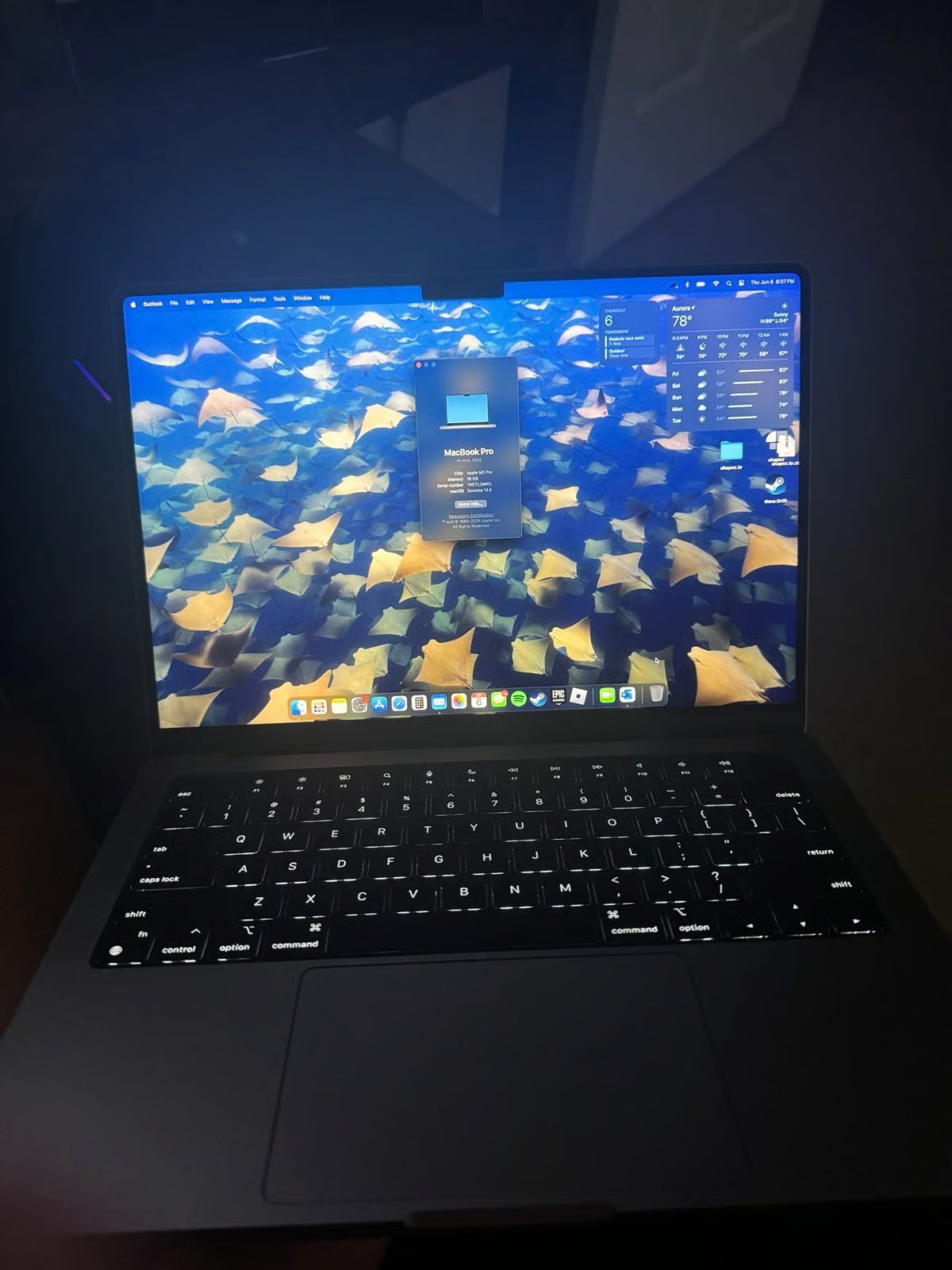 MacBook Pro M2 2023 5V51