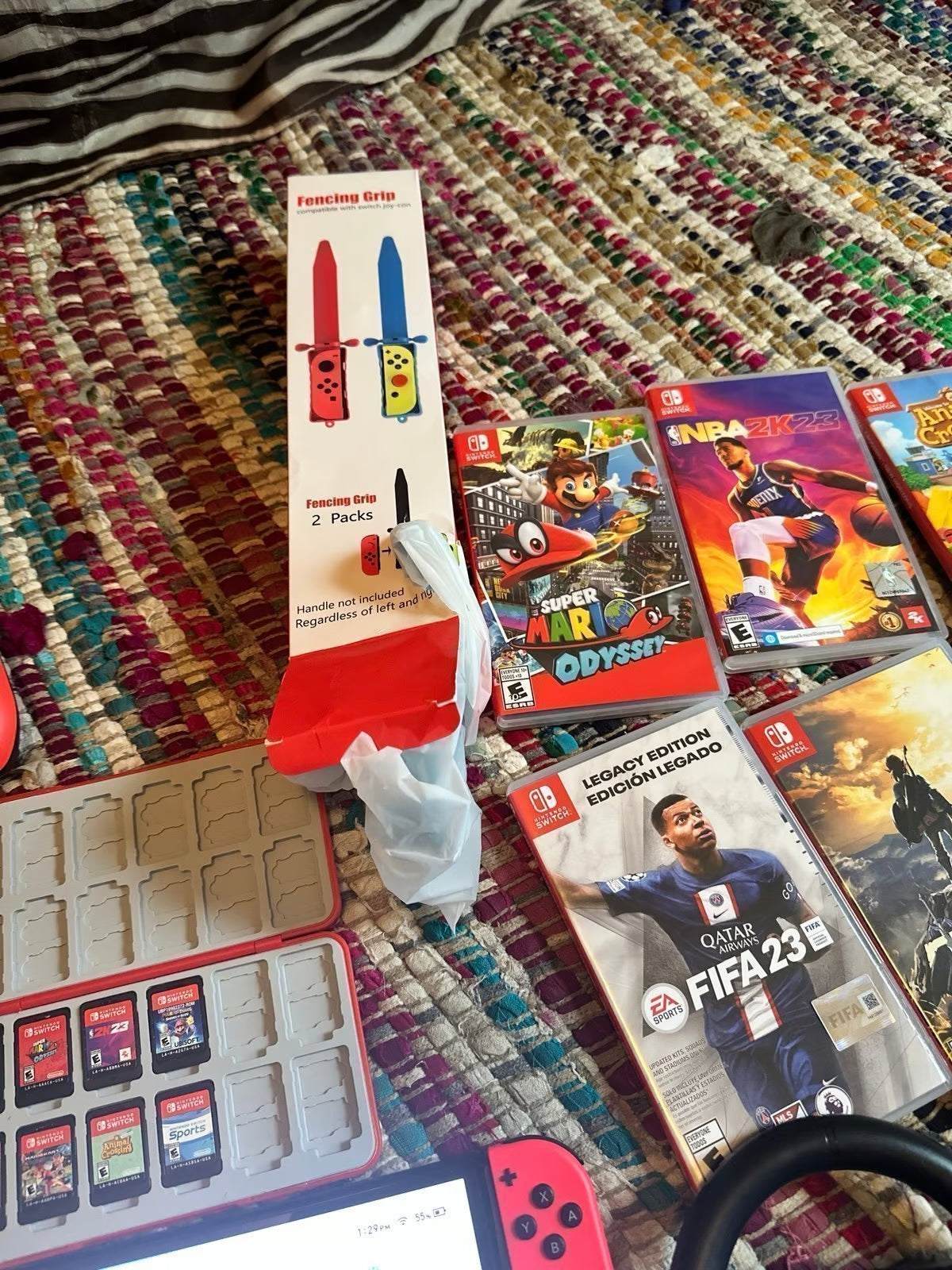 Nintendo Switch OLED Ultimate Gaming Bundle - 8 Games + Premium Accessories 2J55