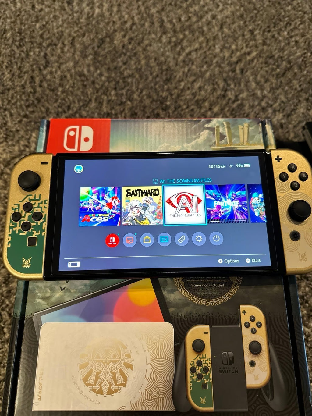 Switch OLED - Legend of Zelda Tears of the Kingdom SPECIAL EDITION 2M89