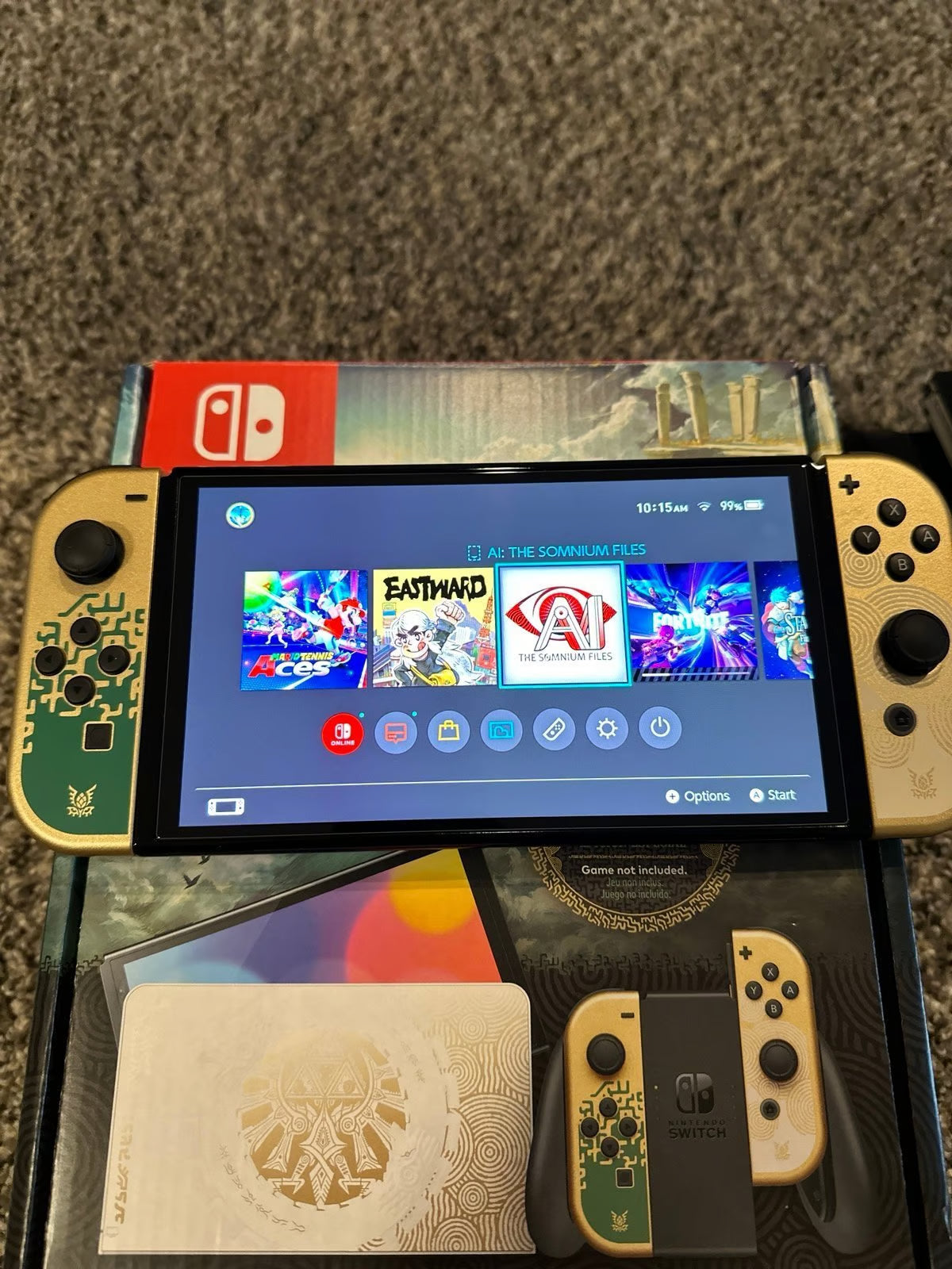 Switch OLED - Legend of Zelda Tears of the Kingdom SPECIAL EDITION 2M89