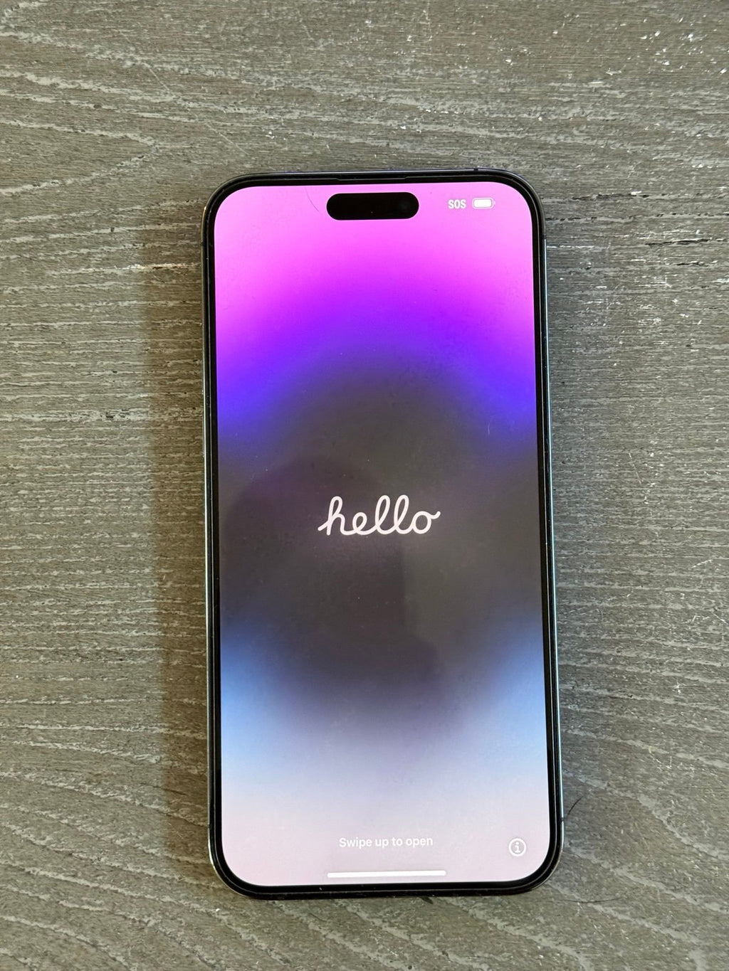 UNLOCKED Apple iPhone 14 Pro Max 256 GB Deep Purple MQ8W3LL/A Used 6V19