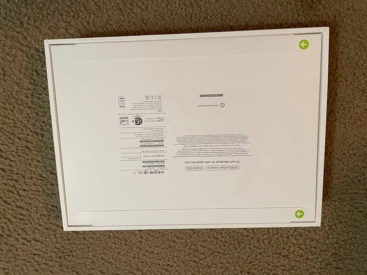 APPLE MacBook Air 13-inch 2024 M3 / 16GB RAM/ 512GB SSD/ 10-Core GPU/ Space Gray 8H56