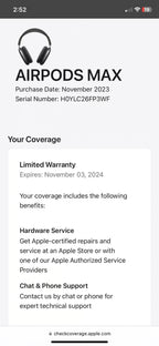 Apple AirPods Max in Space Gray Unopened 6Y59