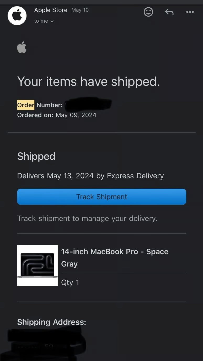 14鈥慽nch MacBook Pro - Space Gray 8N79