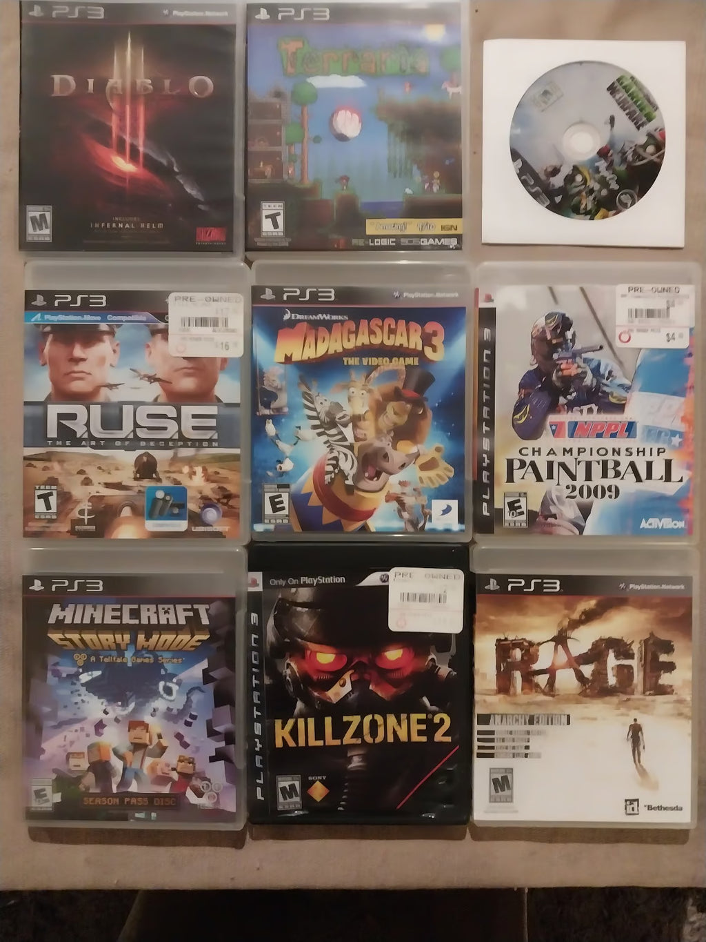 Playstation 3 (ps3) lot 3Z69