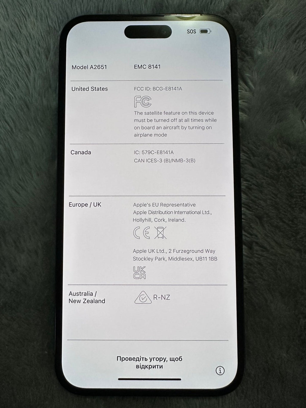 Apple iPhone 14 Pro Max 128 GB in Space Black Unlocked 5V93