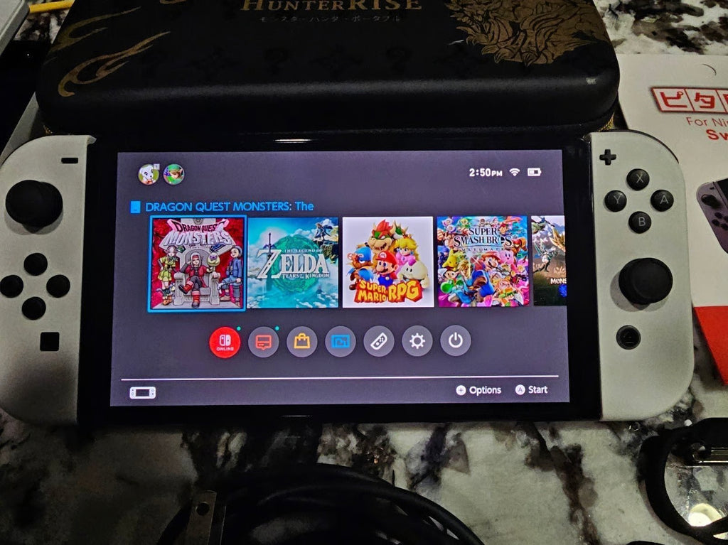 Nintendo Switch OLED + Case and Accessories! 9M73