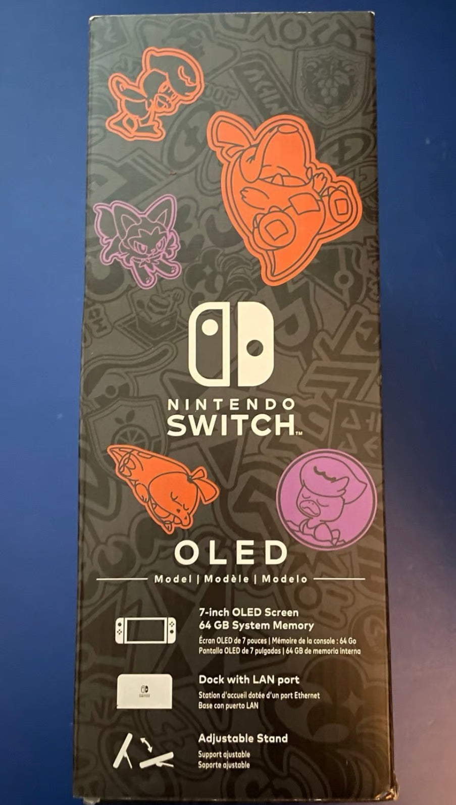 New Nintendo Switch OLED Pokemon Scarlet & Violet Special Edition US version NIB 6Z96