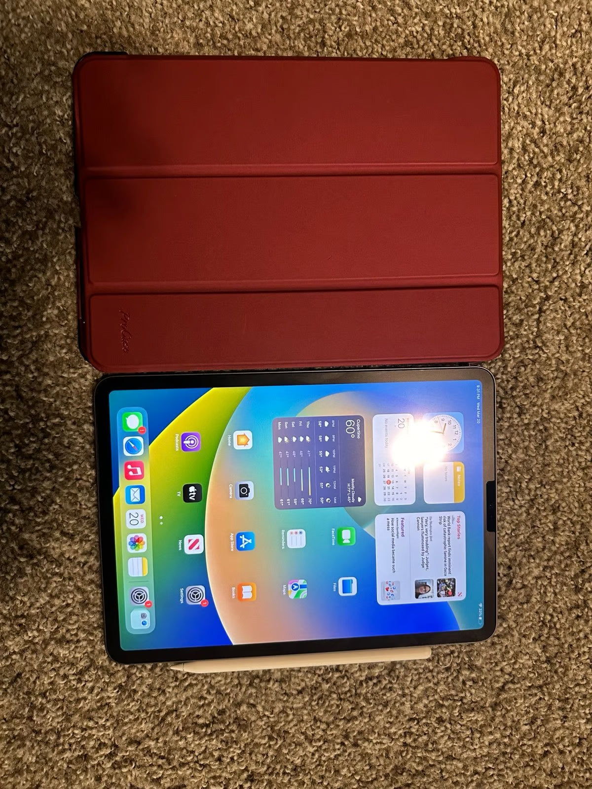 ipad pro 11 inch 256gb 3rd generation with Apple Pencil 5V71