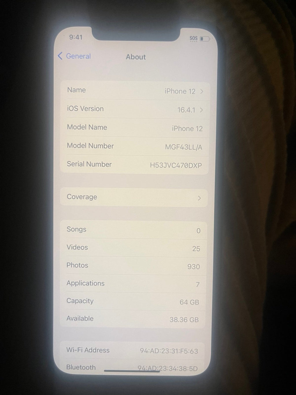 **APPLE IPHONE 12** 5G88