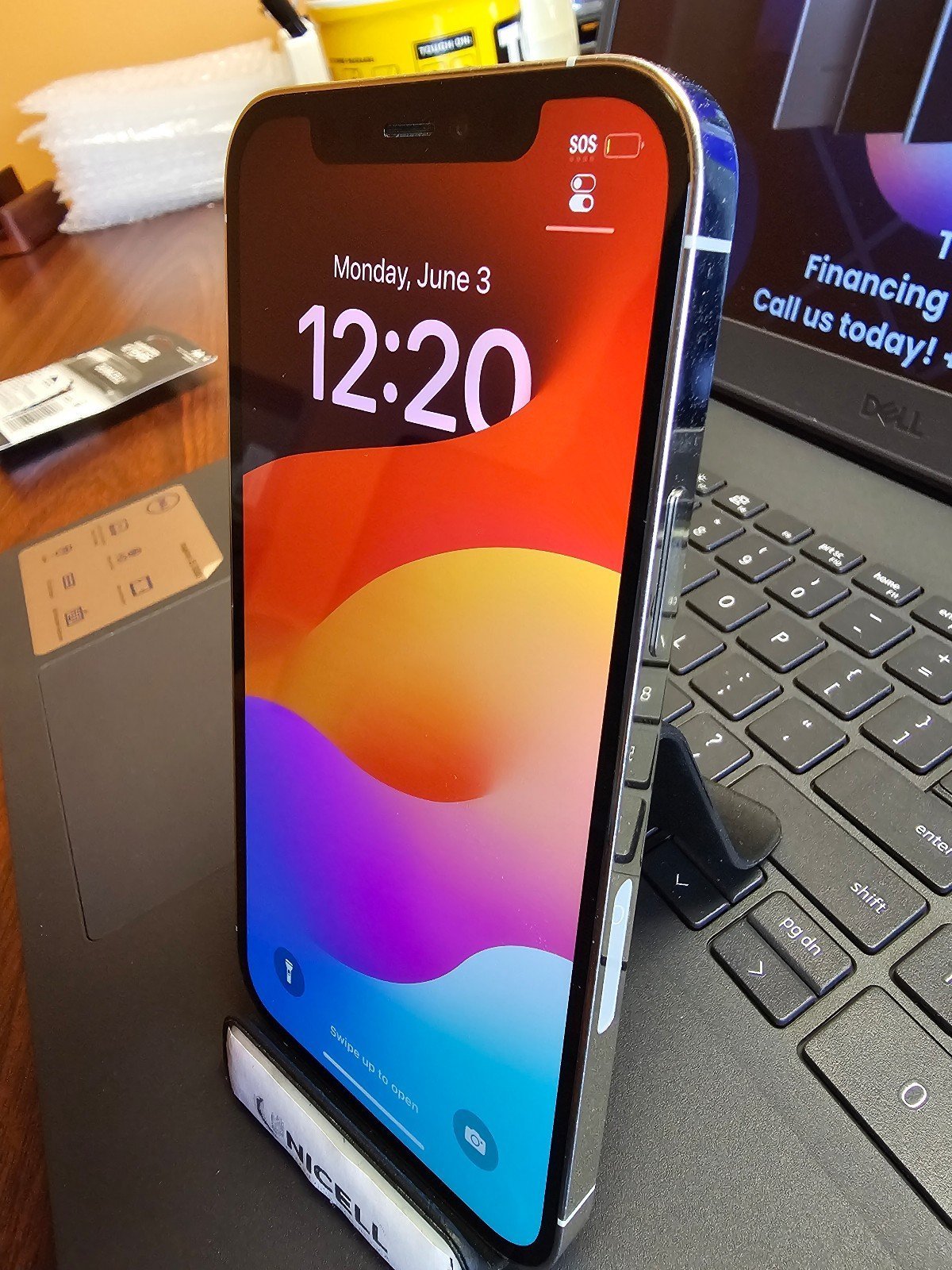 Apple iPhone 12 Pro 256GB in Silver for Unlocked GSM/CDMA 100% Battery Grade AB 3U83