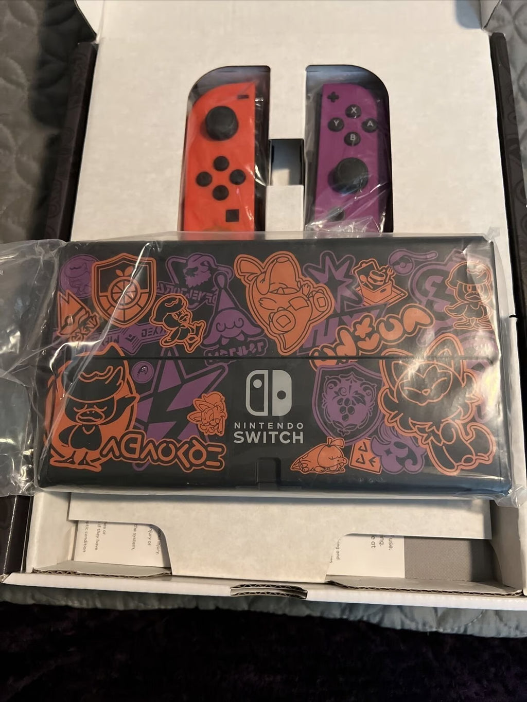 Pokemon Scarlet and Violet Edition Console OLED Model Nintendo Switch US Ed NEW 5S28