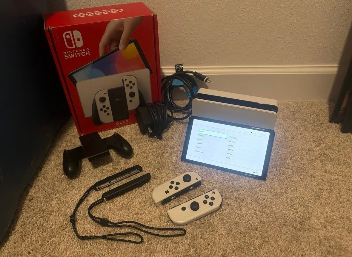 RESERVED Nintendo Switch OLED White 2S16