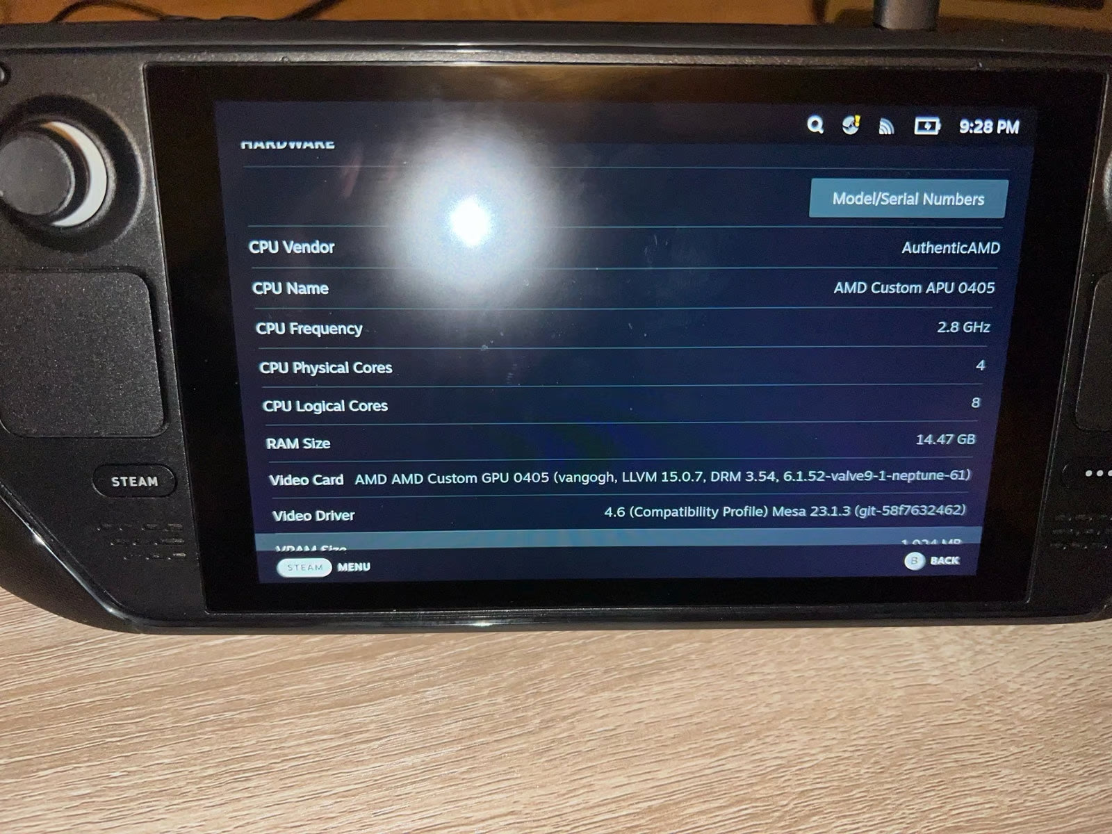 ON HOLD steam deck 512gb LCD 1X86