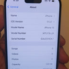 Apple iphone 15 128gb blue unlocked 5J98