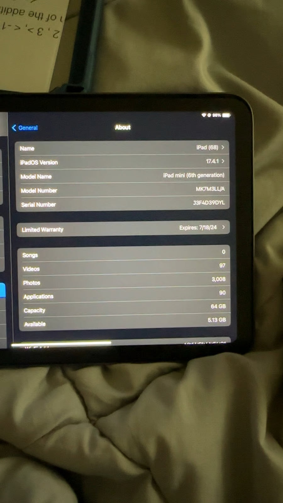 ipad mini 6th gen + Apple Pen ( C-port) 2T36