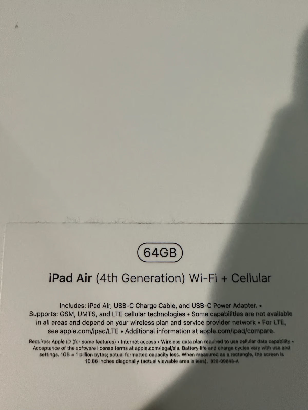 Apple iPad Air 4th Generation 64 GB (2020) 1U89