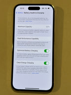 Apple iPhone 14 Pro 256 GB Unlocked 92% Battery Health 9F12