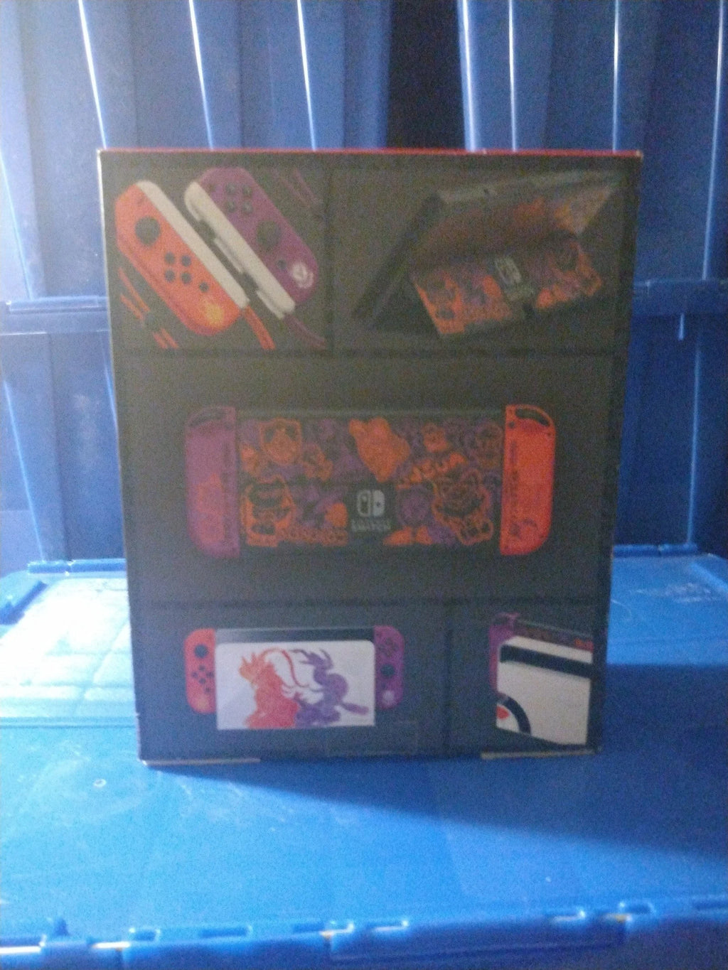 (NEW) NINTENDO SWITCH OLED POKEMON SCARLET & VIOLET EDITION + 6 BOOSTER PACKS 5V31