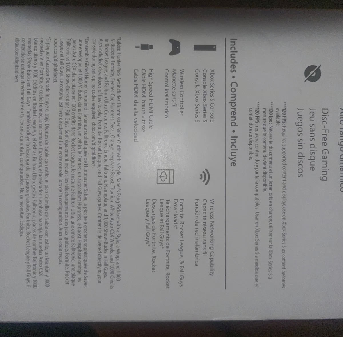 Xbox Series S bundle 1M78