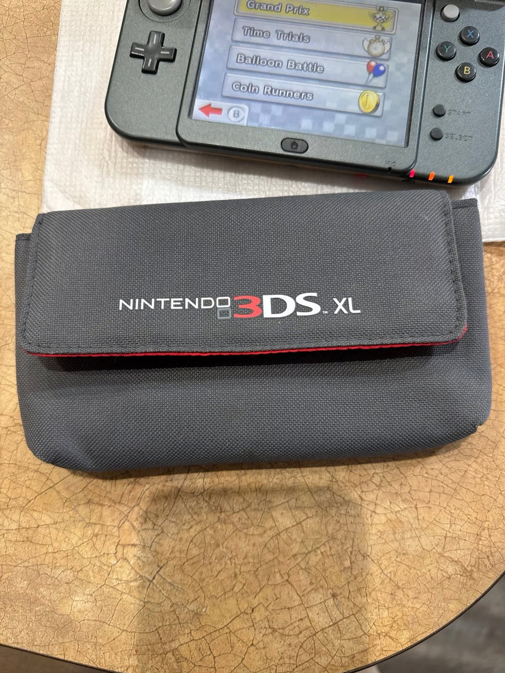 New Nintendo 3DS XL Hyrule Edition with Nintendo Charging Cable (Barely Used)