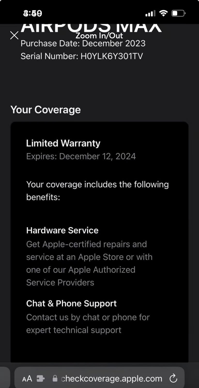 Apple AirPods Pro Max 8Z36