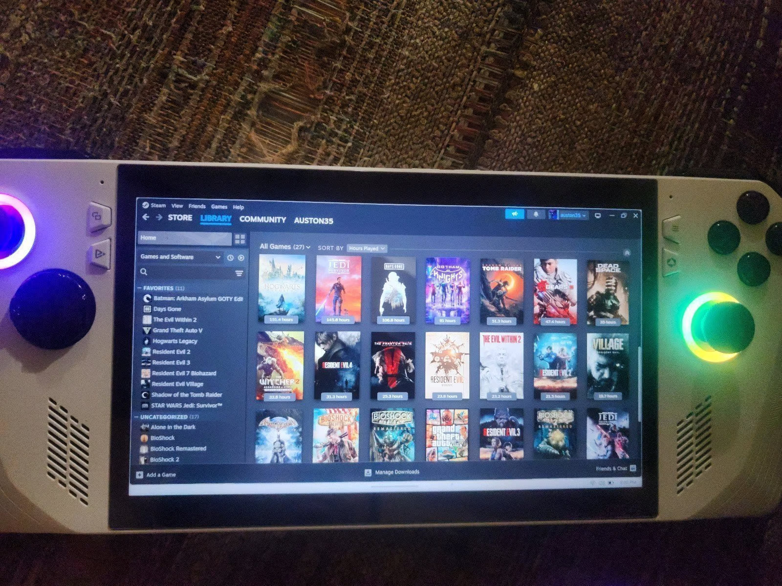 ASUS rog ally z1 extreme 6T68