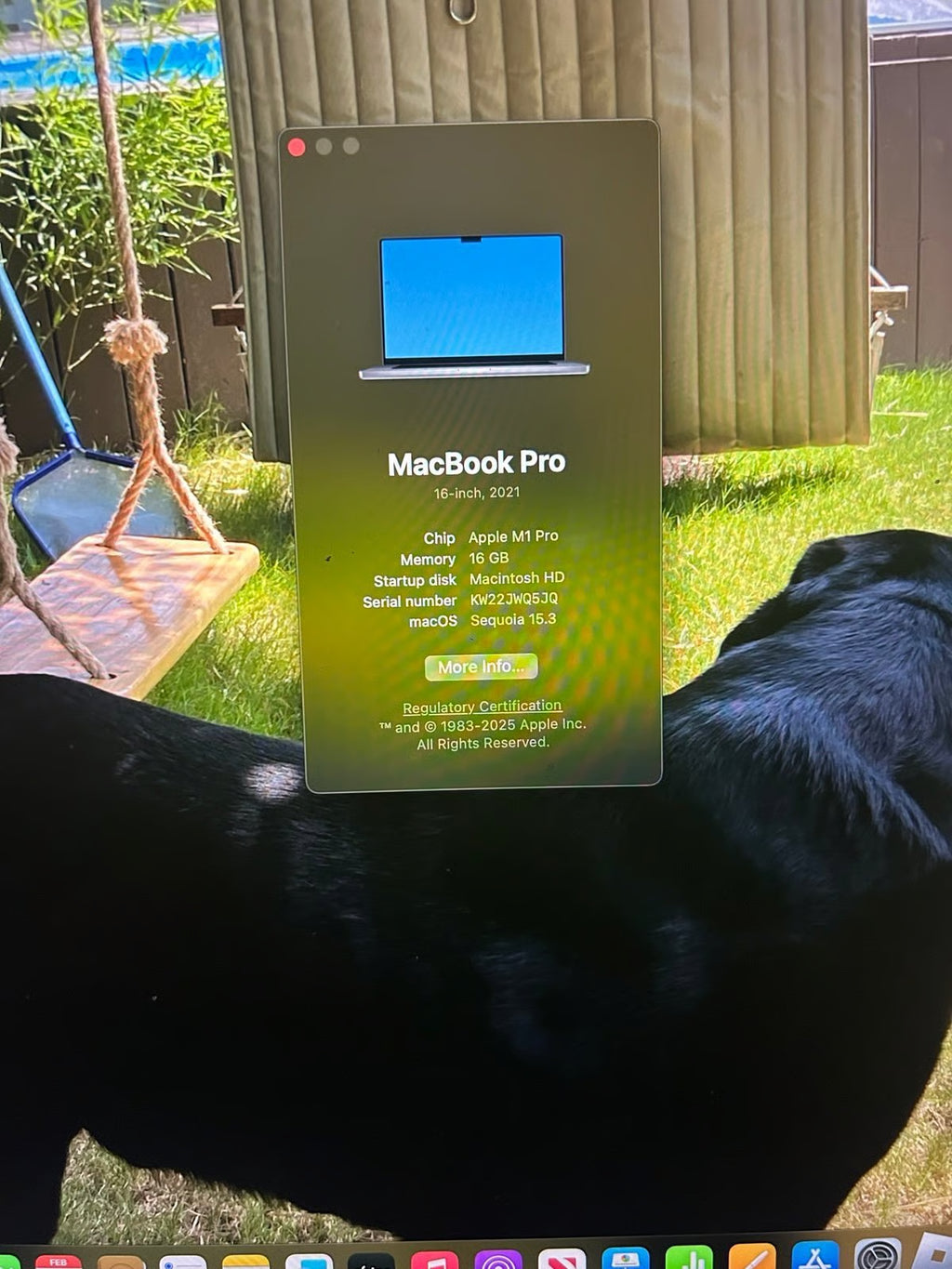 MacBook Pro 16 in 2021 7D88