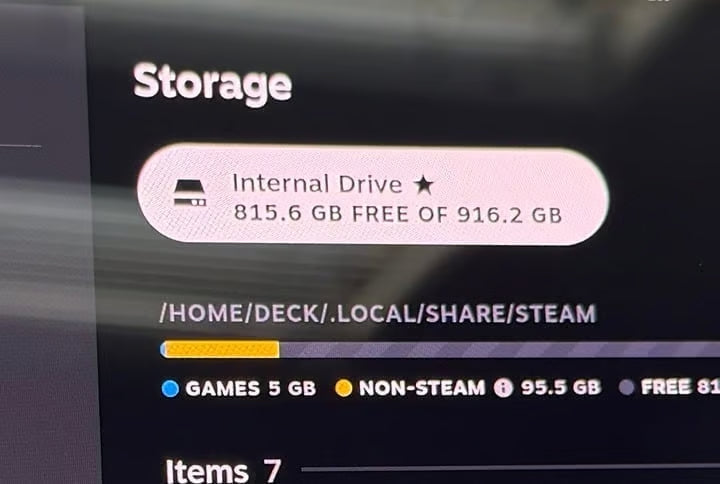 Steam Deck OLED 1TB in Black 7E31